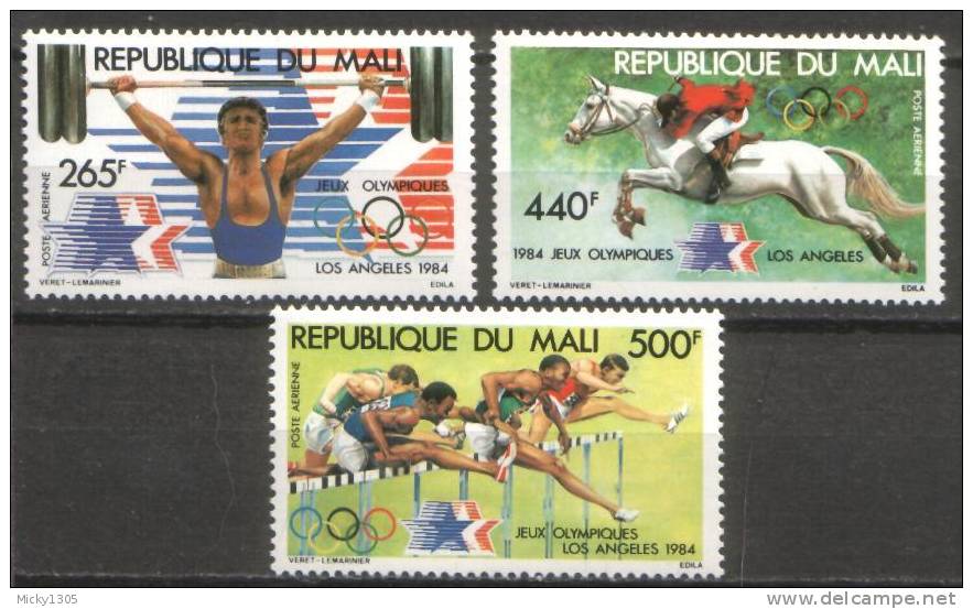 Mali - Mi-Nr 995/997 Postfrisch / MNH ** (A258) - Summer 1984: Los Angeles