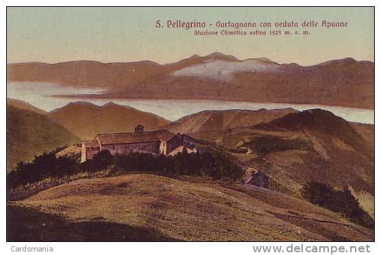 San Pellegrino-Castiglione Di Garfagnana(Lucca)-Garfagnana Con Veduta Delle Apuane - Lucca