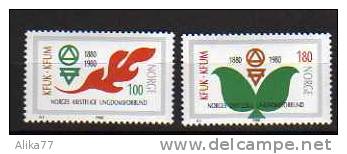 NORVEGE      Neuf **     Y. Et T.  N° 765 Et 766         Cote: 1,50 Euros - Unused Stamps