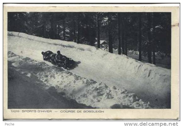 N°5507 -cpa Sports D'hiver Course De Bobsleigh- - Sports D'hiver