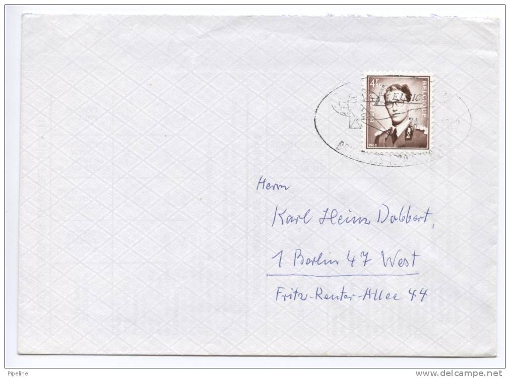 Belgium Cover Sent To Germany Brüssel 1972 - Briefe U. Dokumente