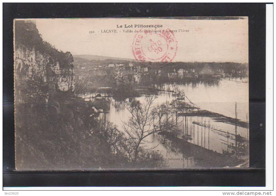 Lacave (AL200) Vallée De La Dordogne á Lacave I´hiver - 1920 - - Lacave