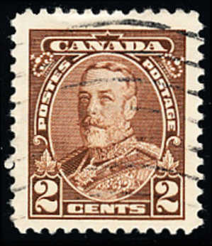 Canada (Scott No. 218 - Roi / George V / King) (o) TB / VF - Used Stamps