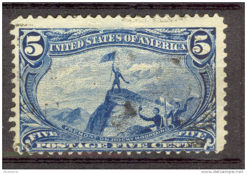 United States 1898 Mi. 120 Trans-Mississipi Exhibition Omaha John Charles Frémont On Rocky Mountains €22,- - Usati