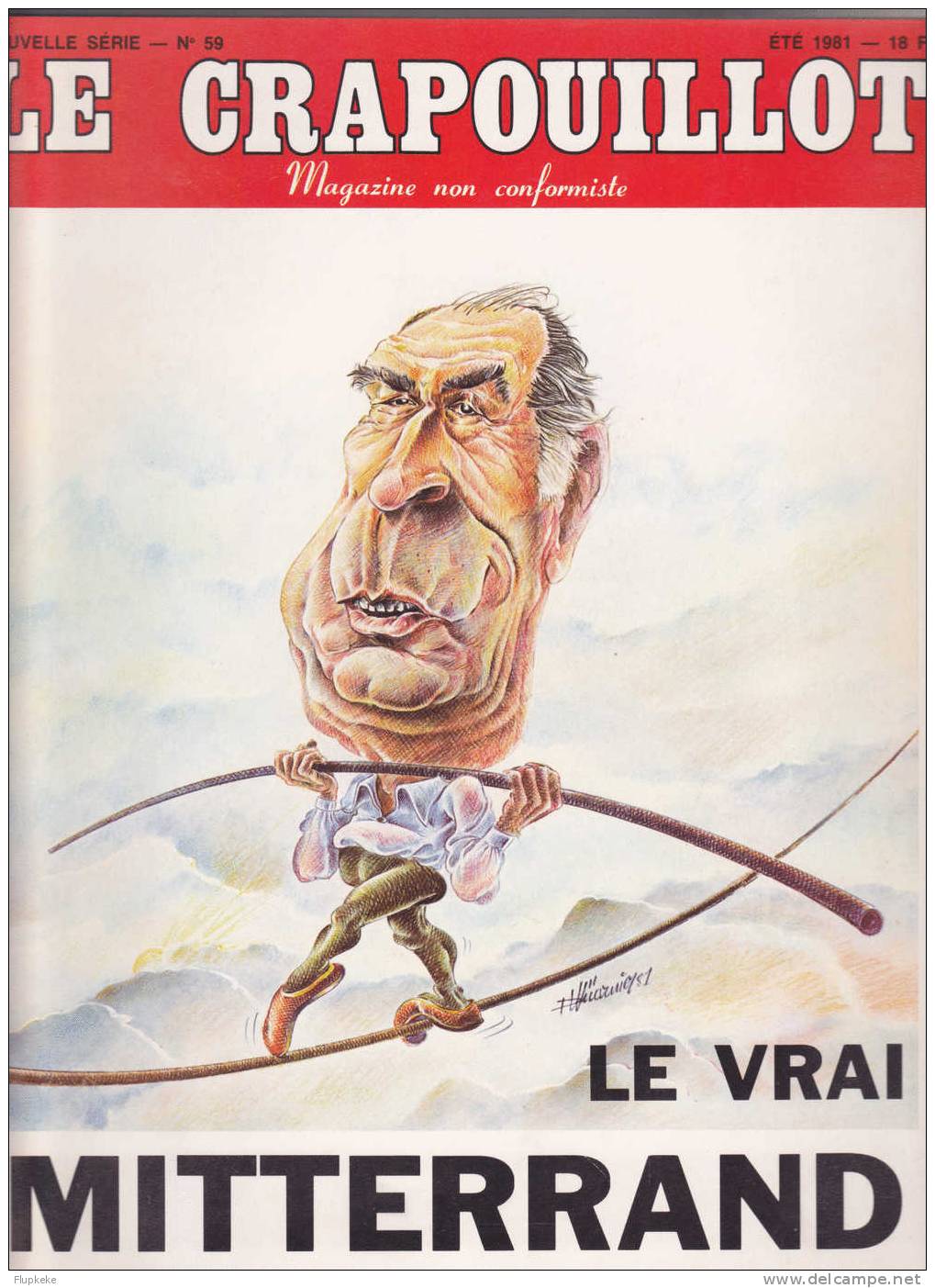 Le Crapouillot 59 Eté 1981 Le Vrai Mitterrand - Política