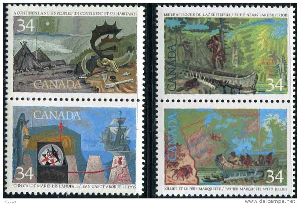 Canada 1987 - Exploration Of Canada 2 (comp. Set Of 4 Stamps) - Neufs