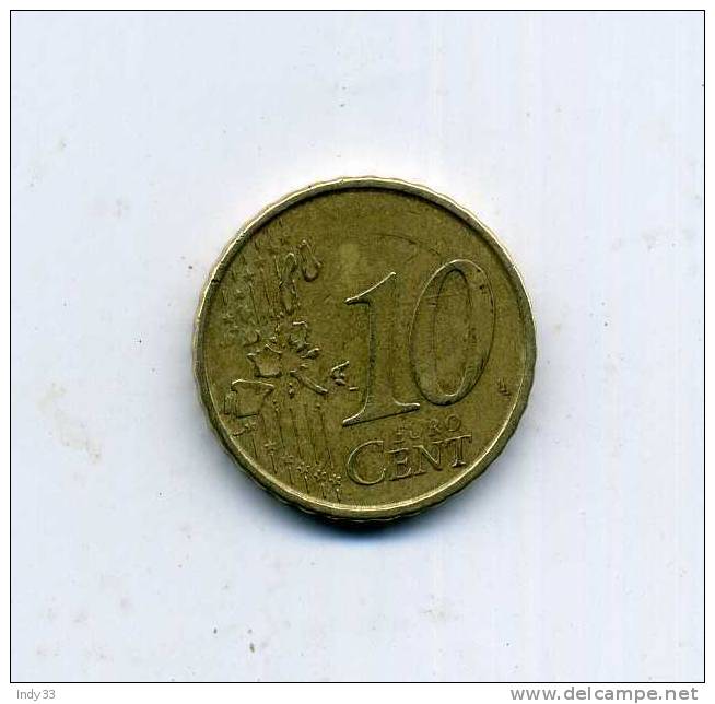 - MONNAIE EURO ESPAGNE . 10 C. 2002 - Espagne