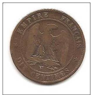 10 CENTIMES NAPOLEON III 1853 W TTB - Autres & Non Classés