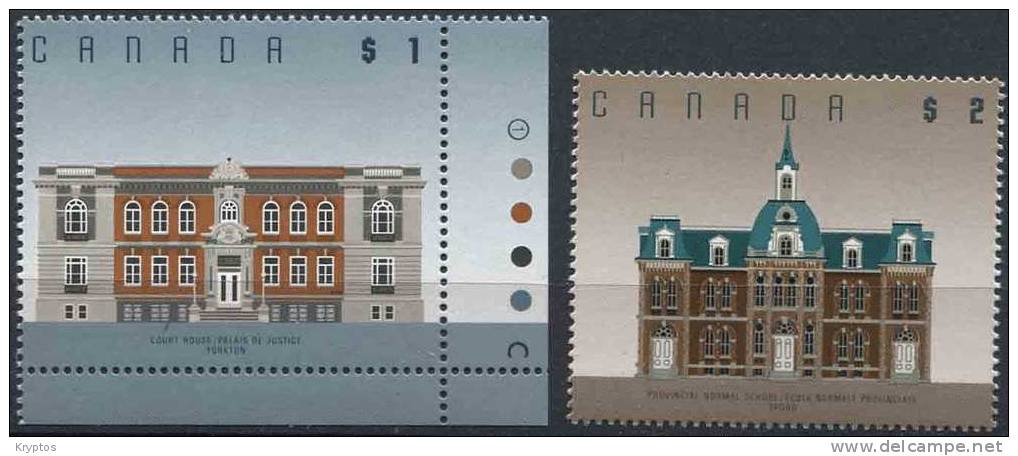 Canada 1994 - Architecture Definitives - Unused Stamps