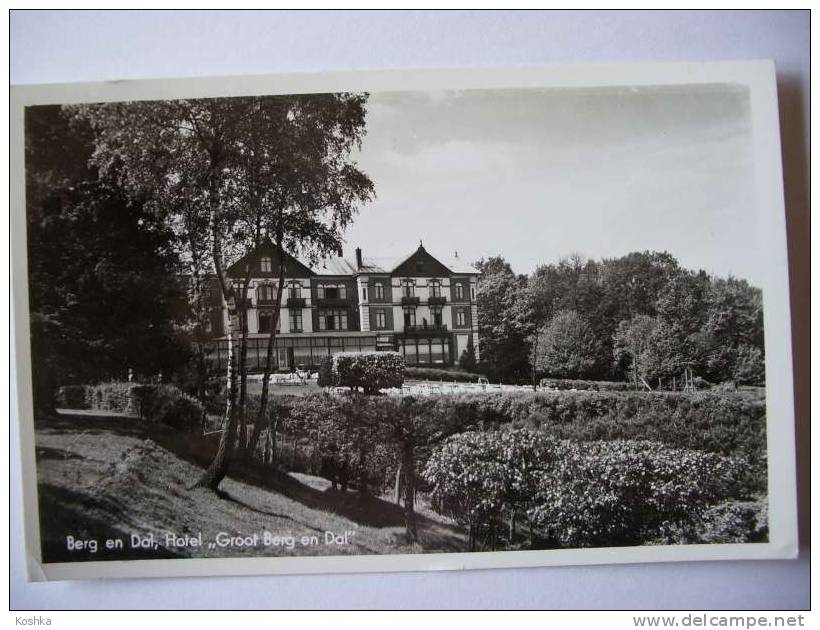 BERG EN DAL - Hotel - Groot Berg En Dal - 1957 - Campanjen - Nijmegen