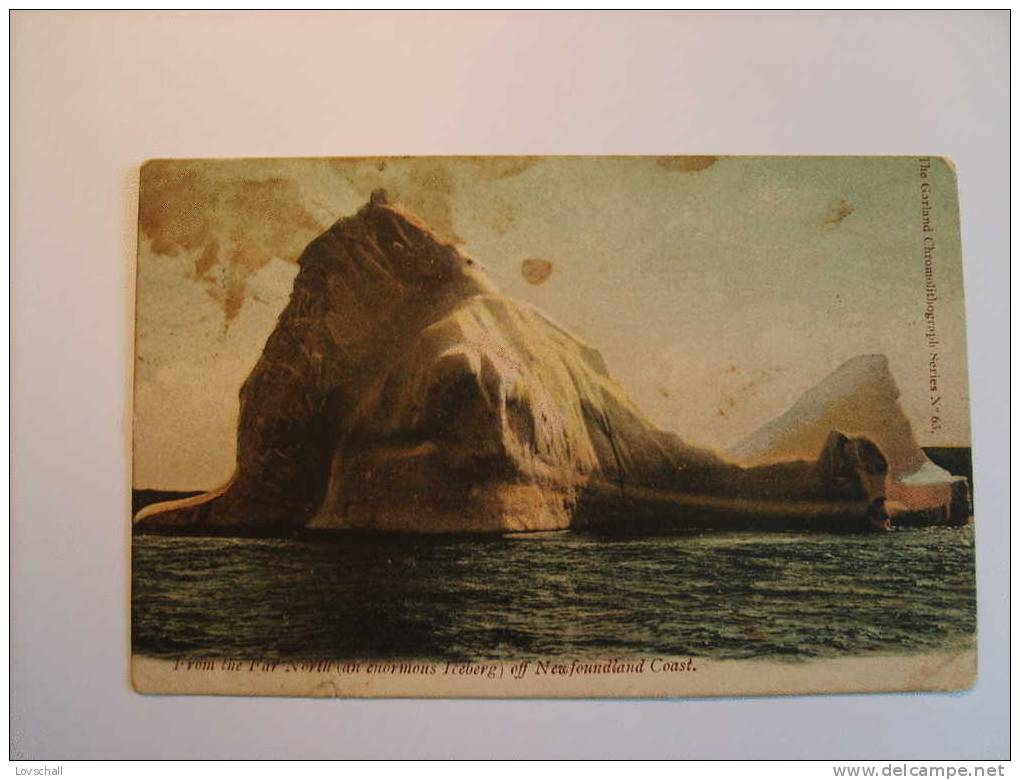 An Enormous Iceberg Off Newfoundlands Coast. (27 - 10 - 1906) - Other & Unclassified