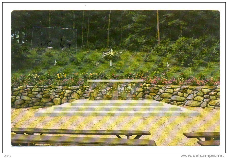 RINDGE. - Cathedral Of The Pines - ST. FRANCIS CHAPEL In GARDEN OF REMEMBRANCE. - Scan Verso - - Other & Unclassified