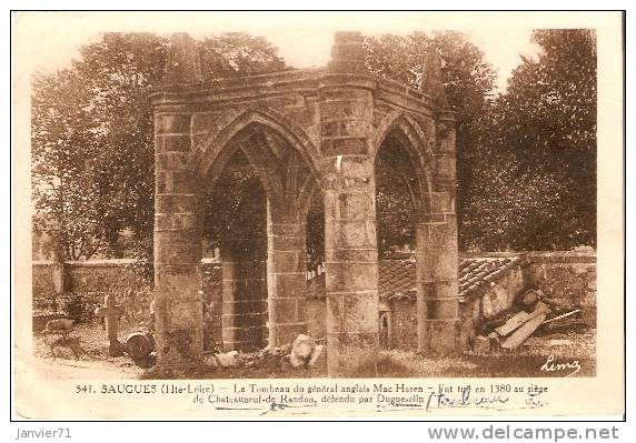 Saugues : Le Tombeau Du Général Anglais Mac Haren - Saugues