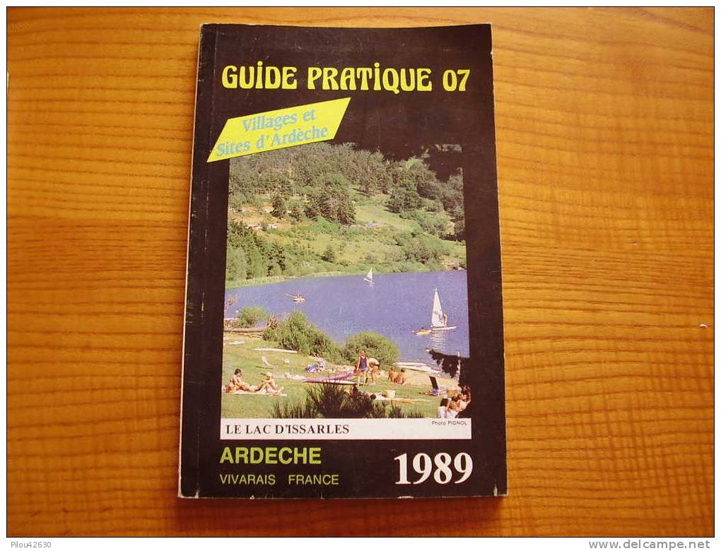 Ardèche . Guide Pratique 1989 . Nombreuses Publicités Locales - Rhône-Alpes