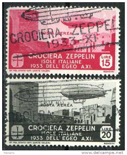 PIA - EGEO - 1933 : Crociera Zeppelin - (SAS  P.A. 22-27) - Egeo