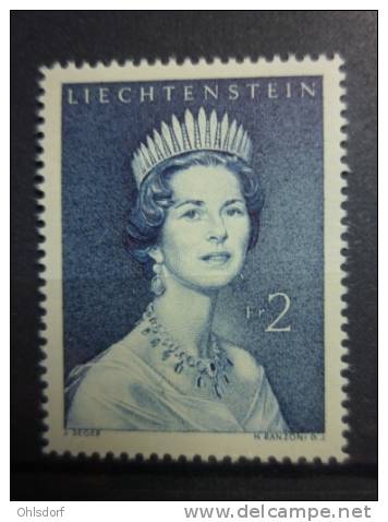 LIECHTENSTEIN 1960: Mi 402, Fuerstin Gina, ** / Postfrisch / Neuf - Unused Stamps
