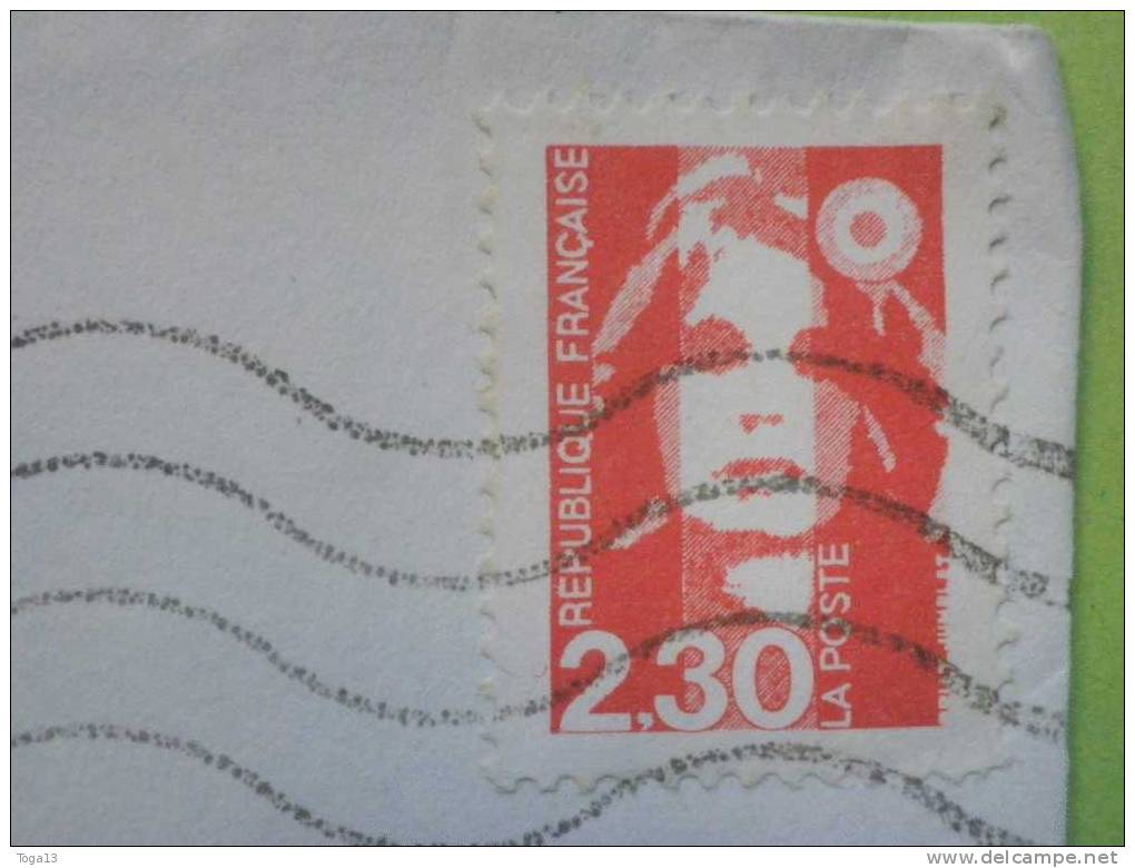 Déstockage De Faux BRIAT Dit"de Marseille" Sur Enveloppe, Dentelé 13 (12683) - 1989-1996 Bicentenial Marianne