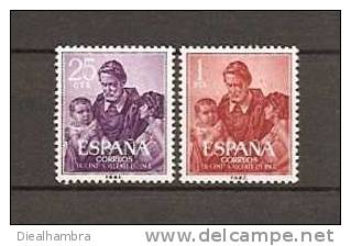 SPAIN ESPAÑA SPANIEN III CENTENARIO DE LA MUERTE DE SAN VICENTE DE PAUL 1960 / MNH / 1296 - 1297 - Unused Stamps