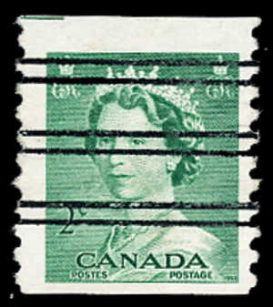 Canada (Scott No. 331xx -  Queen Elizabeth II) [o] COIL  Precancelled - Rollo De Sellos