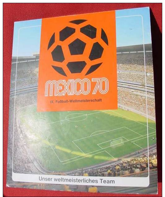 (1038743) Fussball Mexico 70. Weltmeisterschaft. Deutschland Team Medaillen. Esso - Autres & Non Classés