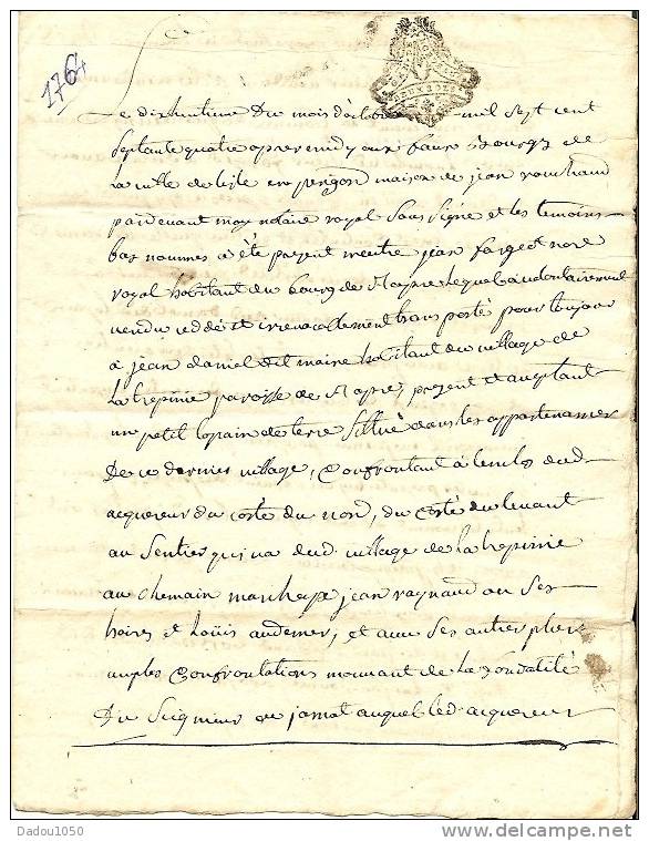 Document 1764 - Cachets Généralité