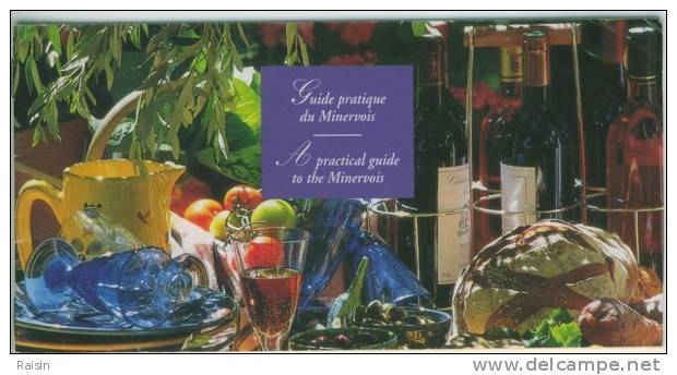 Guide Publicitaire Du Minervois Bien-Vivre Accueil Loisirs Découvertes Informations Caves Vins ..16 Pages Cousu TBE - Advertising