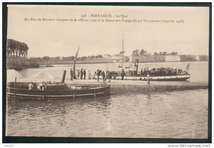 PORT-LOUIS - Le Quai (Le Duc De Mercoeur ....) - Port Louis