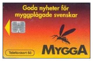 # SWEDEN 60102-42 Mygga 50 Sc7 03.93  Tres Bon Etat - Zweden