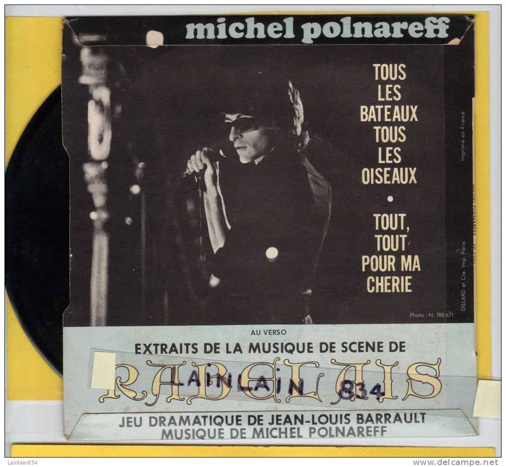 - Extrait Musique De Scène De RABELAIS, Michel POLNAREFF ( 2 Chansons ) Et J-L BARRAULT, Production MERIDIAN, Rare. - Autres & Non Classés