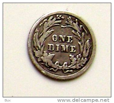 ONE DIME BARBER 1916 SATI UNITI AMERICA  CAT1 PA5 B4 - 1892-1916: Barber