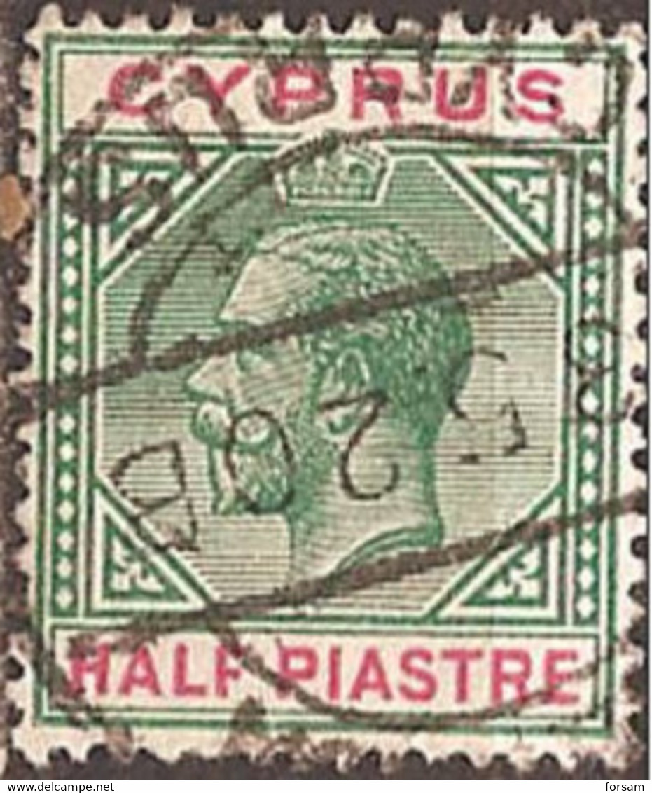 CYPRUS..1912..Michel # 59...used. - Zypern (...-1960)