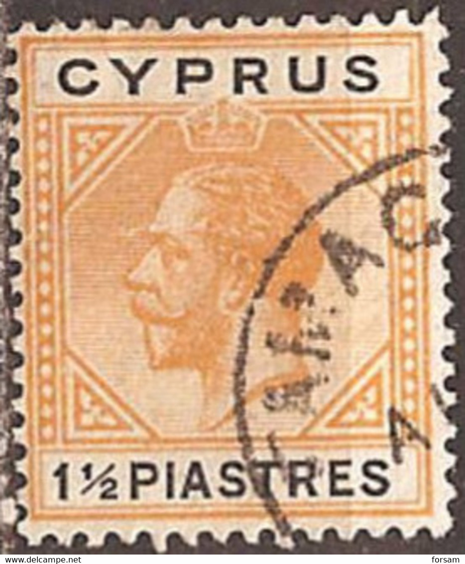 CYPRUS..1921..Michel # 75...used. - Cipro (...-1960)