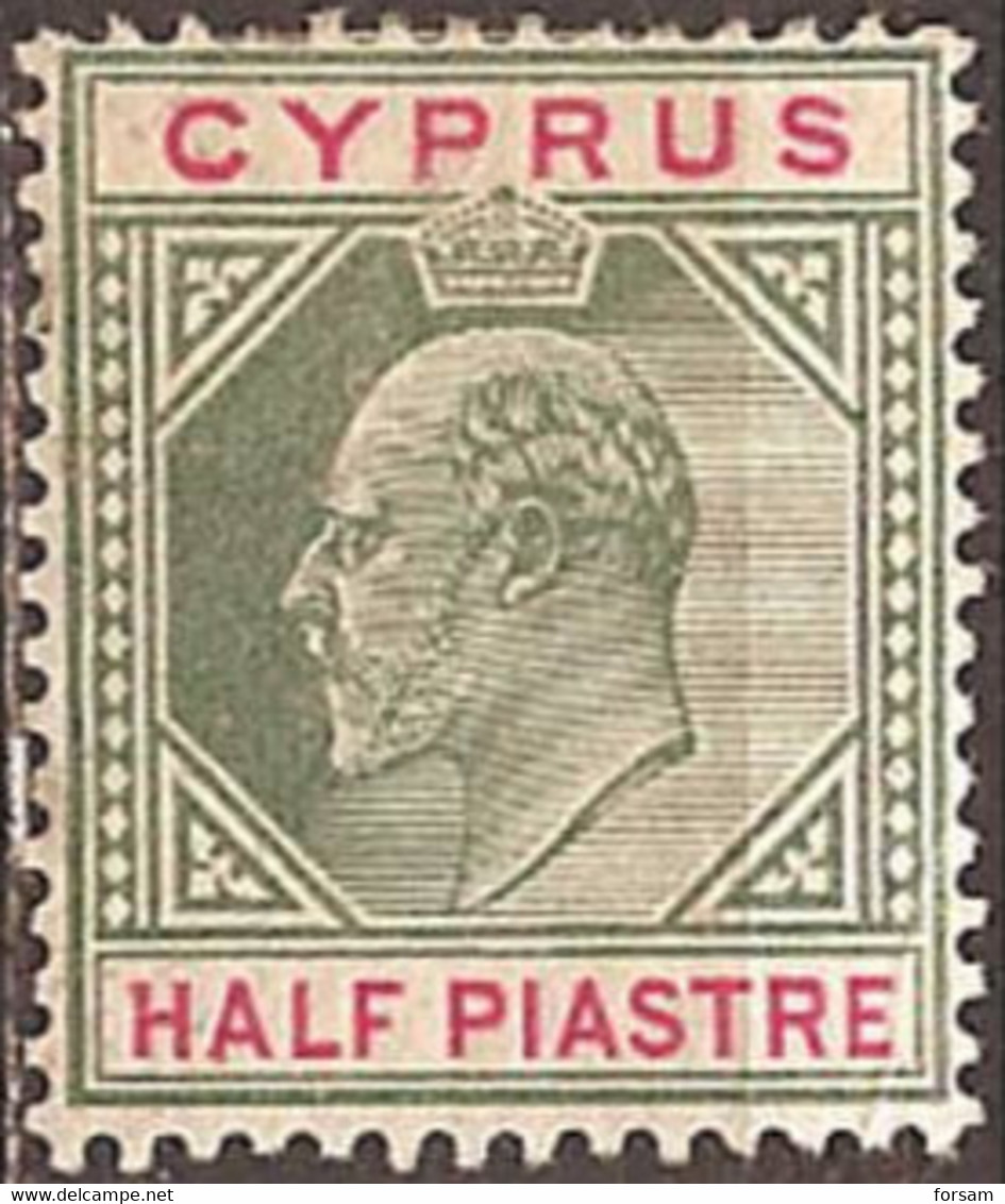 CYPRUS..1903..Michel # 36...MLH. - Cyprus (...-1960)
