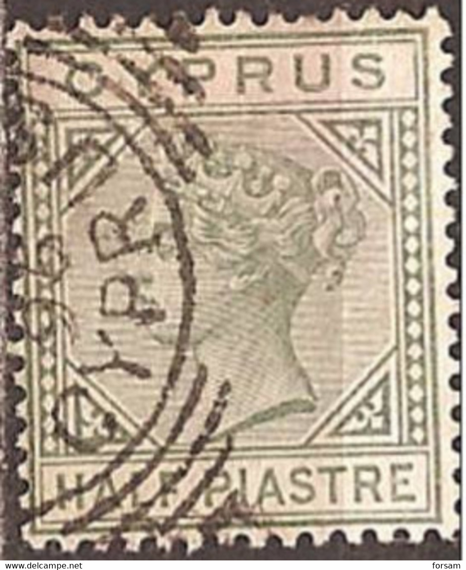 CYPRUS..1882..Michel # 16...used. - Zypern (...-1960)