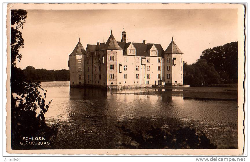 RAR Foto AK Schloss Glücksburg Glucksborg Lyksborg Bei Flensburg Um 1930 ! - Gluecksburg