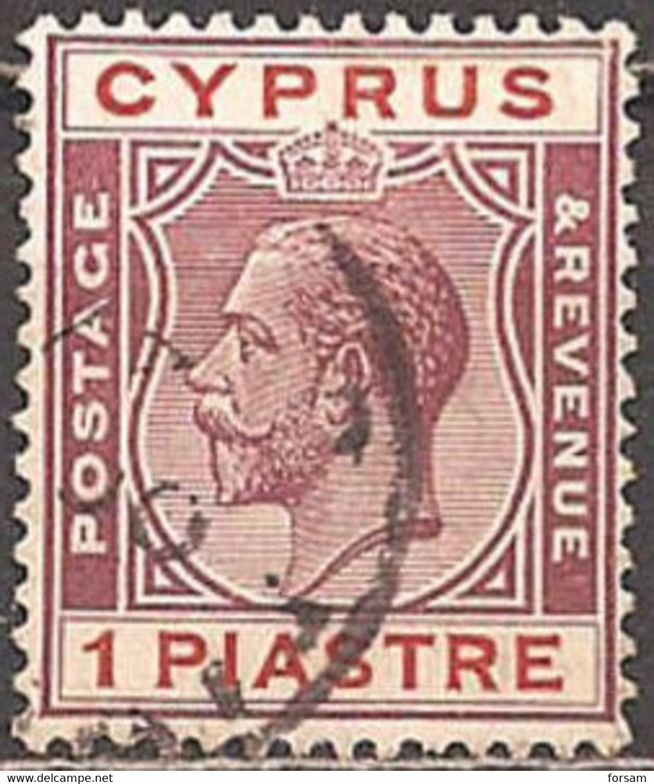 CYPRUS..1924..Michel # 89...used. - Zypern (...-1960)