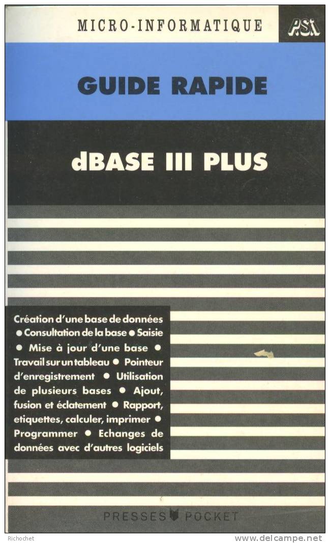 Guide Rapide DBASE III PLUS - Informatique