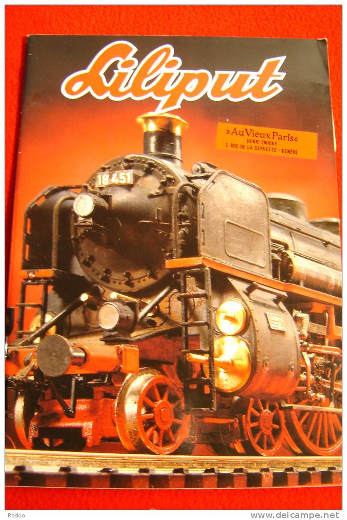 JOUETS ANCIENS / TRAIN LILIPUT CATALOGUE 1979 / 70 PAGES  / PARFAIT  ETAT - Non Classés