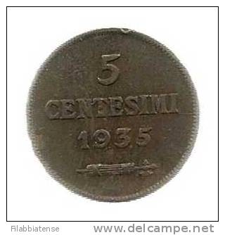 1935 - San Marino 5 Centesimi    ----- - Saint-Marin