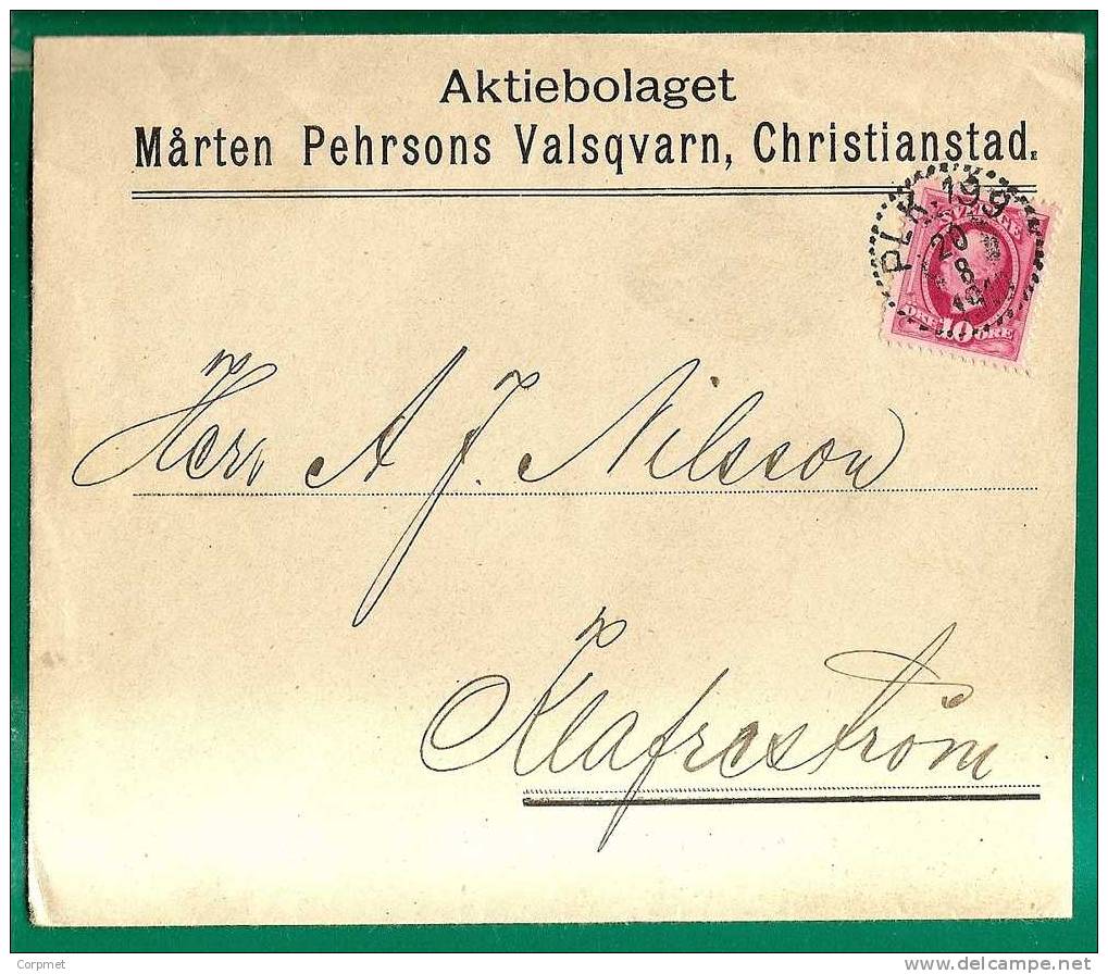 SWEDEN - VF 1910 Aktiebolaget COVER From PLK.199 - Yvert # 43 - Covers & Documents