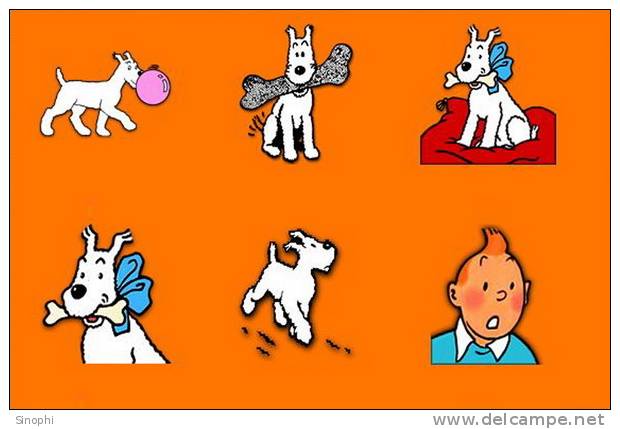 E-10zc/Tt  70^^   Fairy Tales  Contes  Märchen , Adventures Of  Tintin , ( Postal Stationery , Articles Postaux ) - Fairy Tales, Popular Stories & Legends