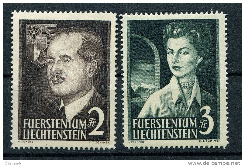 Liechtenstein * N° 294/295 - Couple Princier - Unused Stamps