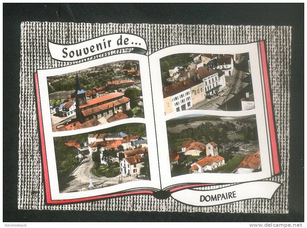 CPSM - Souvenir De DOMPAIRE ( Vosges 88) - Multivues Album Photo ( Vue Aérienne LAPIE ) - Dompaire