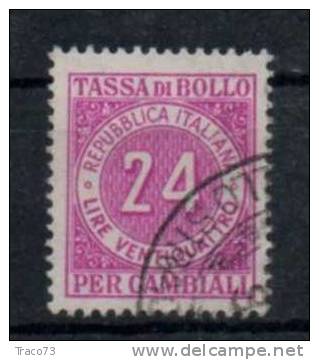 1957 / 62  - TASSA DI BOLLO PER CAMBIALI - LIRE  24  - Fil. Stella - Steuermarken