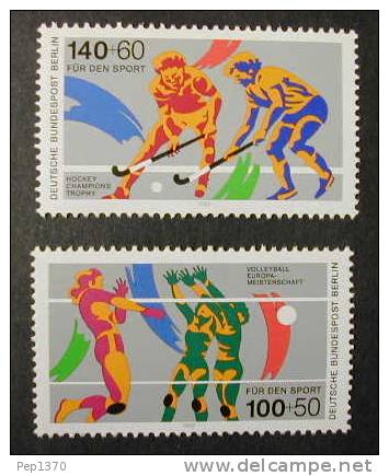 BERLIN 1989 - DEPORTES - Yvert Nº 797-798 - Hockey (su Erba)