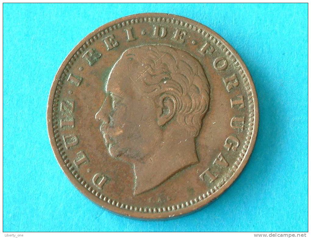 1883 - 20 REIS / KM 527 ( For Grade, Please See Photo ) !! - Portugal