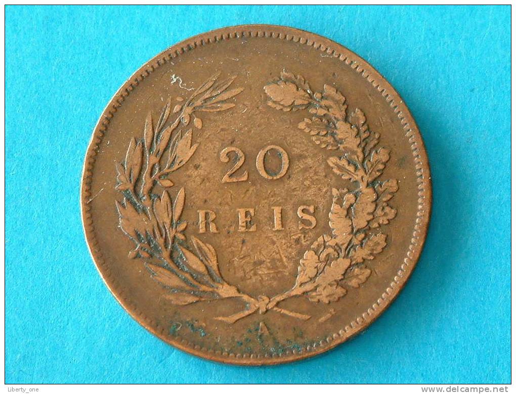 1891 A - 20 REIS / KM 533 ( For Grade, Please See Photo ) !! - Portugal