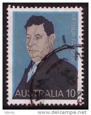 1975 - Australian Prime Ministers 10c ARTHUR FADDEN Stamp FU - Oblitérés