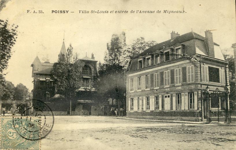 Poissy 78 - Villa Saint-Louis - Place - Poissy