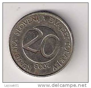 C7 Slovenia 20 Tolarjev 2003. KM#51 - Slovénie